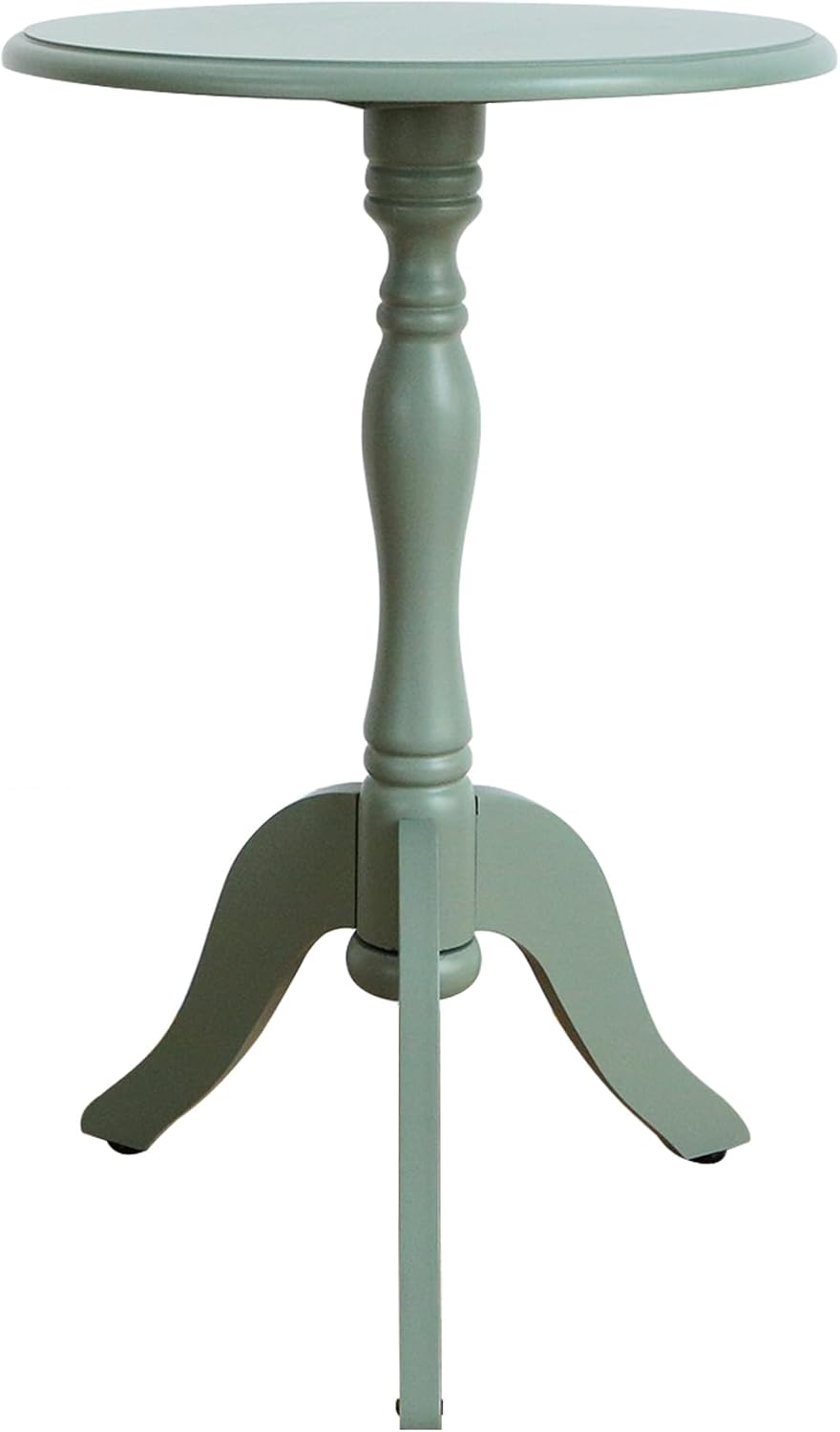 Table d'appoint ronde HLR®, tables basses d'appoint sur piédestal en bois, table de chevet d'appoint vintage