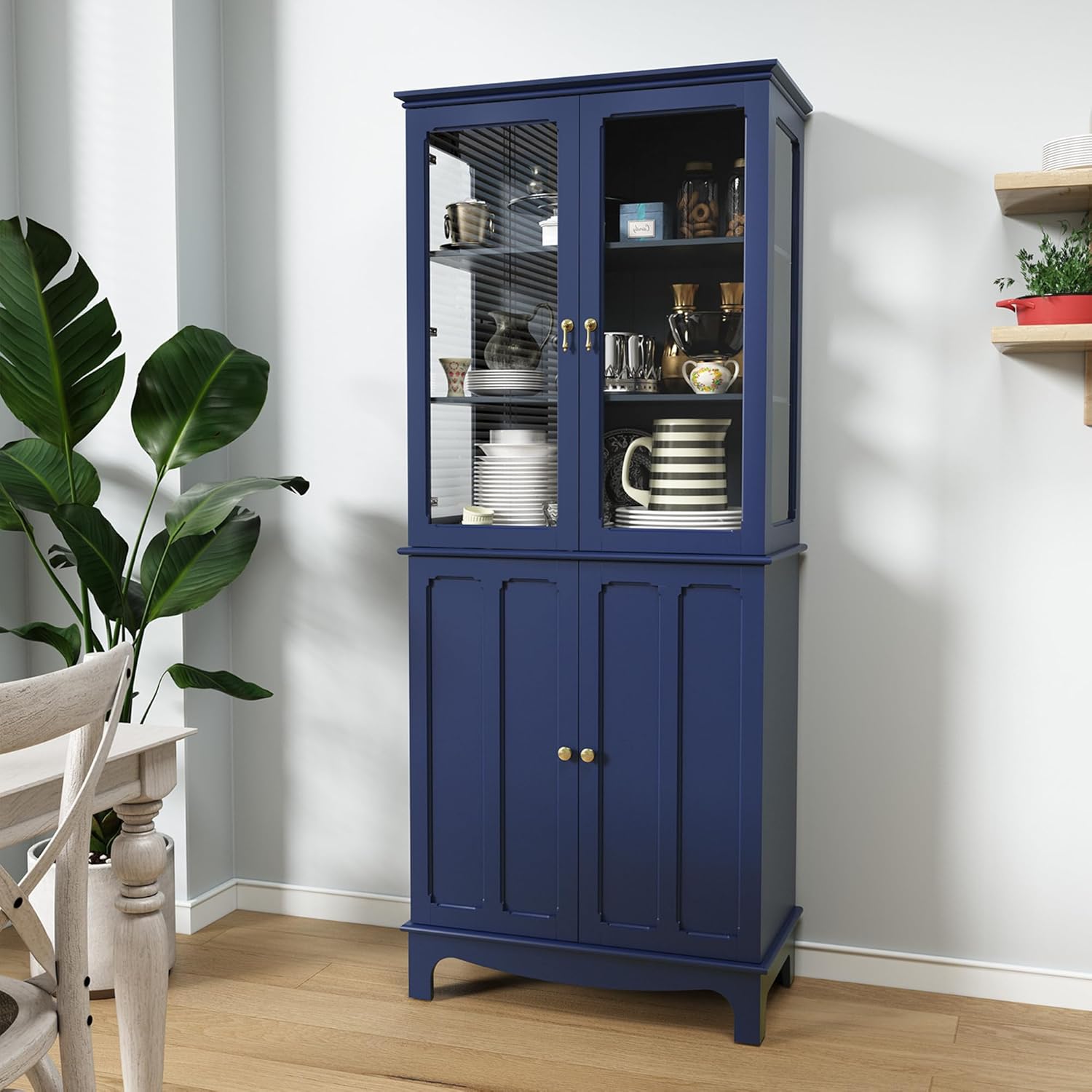Buffet de rangement autoportant pour garde-manger de cuisine HLR® 72 po, armoire haute classique