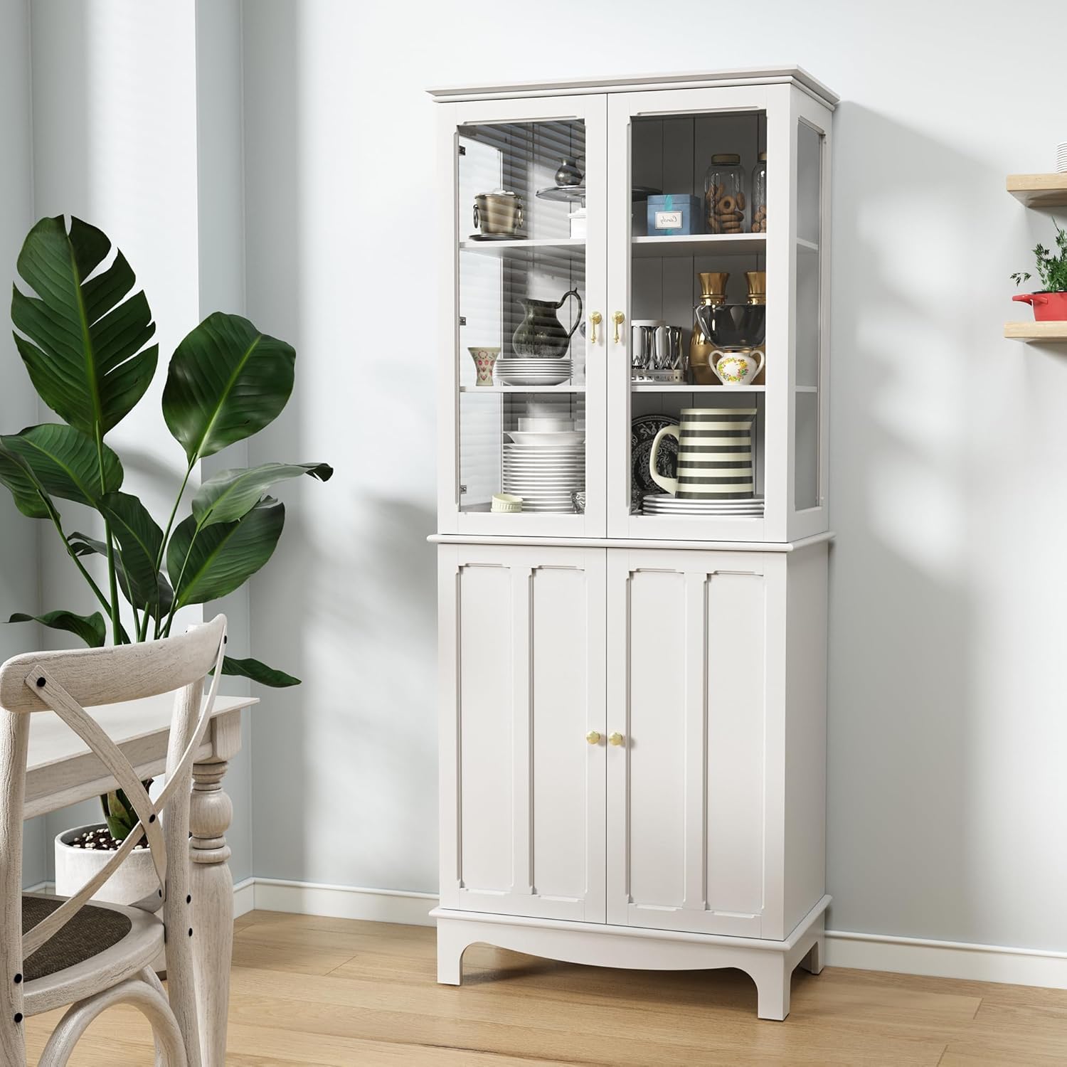 Buffet de rangement autoportant pour garde-manger de cuisine HLR® 72 po, armoire haute classique