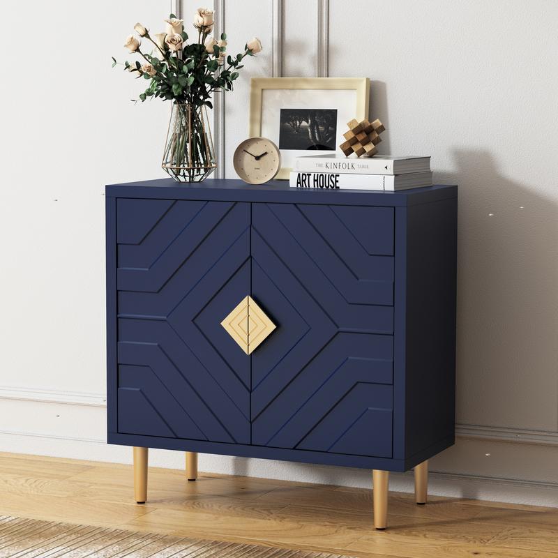 Buffet HLR® 48'' avec 2/4 portes et étagères, armoire de rangement moderne