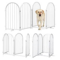 CBJCBJ Indoor Pet Gate, 4 Panel Folding Dog Gate , 32