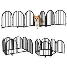 CBJCBJ Indoor Pet Gate, 6 Panel Folding Dog Gate , 24