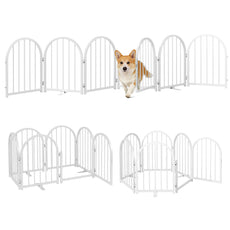 CBJCBJ Indoor Pet Gate, 6 Panel Folding Dog Gate , 24