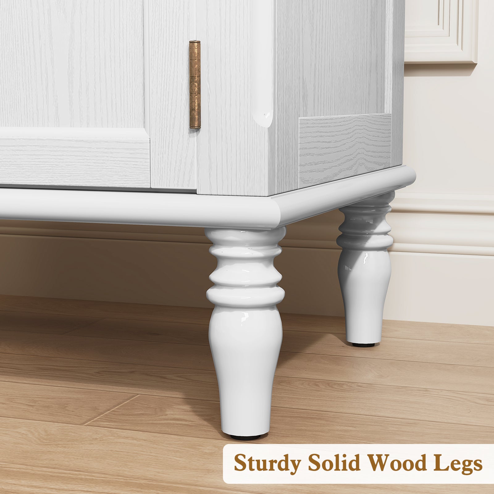 HLR® 25"H Nightstands Set of 2, Modern Retro Bedside Table with Drawer, End Table for Bedroom