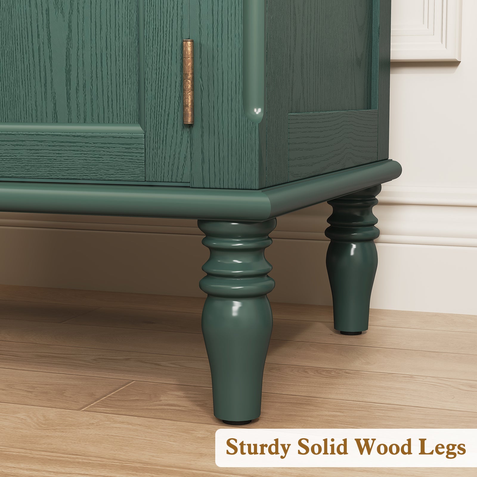 HLR® 25"H Nightstands Set of 2, Modern Retro Bedside Table with Drawer, End Table for Bedroom