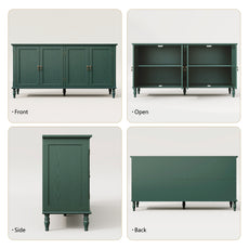 HLR 58'' Large Sideboard Buffet Cabinet with Storage, 4 Doors Modern Credenza Table for Living Room