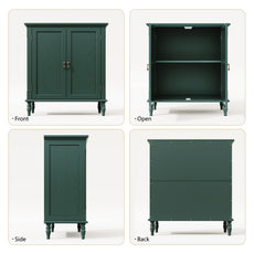 HLR 31.5'' Large Sideboard Buffet Cabinet with Storage, 2 Doors Modern Credenza Table for Living Room