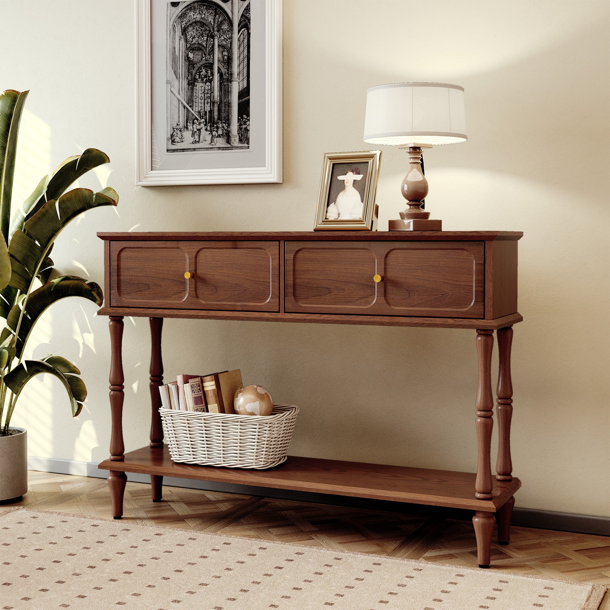 HLR® 42" Mid Century Console Table