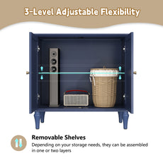 HLR® Mid-Century Sideboard Buffet Cabinet Storage