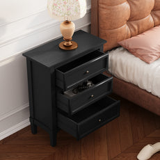 HLR® 20'' Wide 3 Drawers Vintage Nightstands Set of 2
