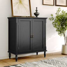 HLR 31.5'' Large Sideboard Buffet Cabinet with Storage, 2 Doors Modern Credenza Table for Living Room