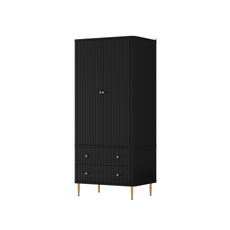 HLR® 71'' Tall Armoire Wardrobe Closet with 2 Doors&Drawers