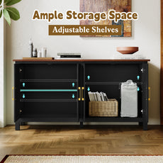 HLR® Large Sideboard Buffet Cabinet with Storage, 59.4