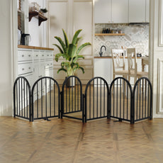 CBJCBJ Indoor Pet Gate, 6 Panel Folding Dog Gate , 24