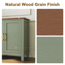 CBJCBJ 58” Modern Sideboard Buffet Cabinet, Living Room Accent Cabinet with Storage, for Kitchen