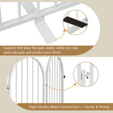 CBJCBJ Indoor Pet Gate, 6 Panel Folding Dog Gate , 24