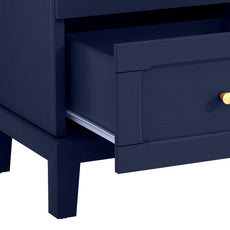 HLR® Wooden Accent Cabinet with 3 Drawers and Doors