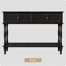HLR® Mid-Century Console Table for Entryway with 2 Drawers