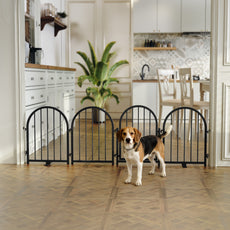 CBJCBJ Indoor Pet Gate, 4 Panel Folding Dog Gate , 24