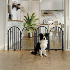 CBJCBJ Indoor Pet Gate, 4 Panel Folding Dog Gate , 32