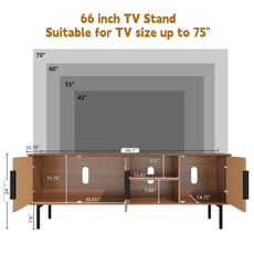 CBJCBJ Modern TV Stand for up to 65