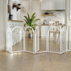 CBJCBJ Indoor Pet Gate, 6 Panel Folding Dog Gate , 32
