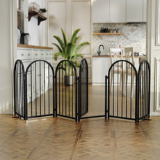 CBJCBJ Indoor Pet Gate, 6 Panel Folding Dog Gate , 32