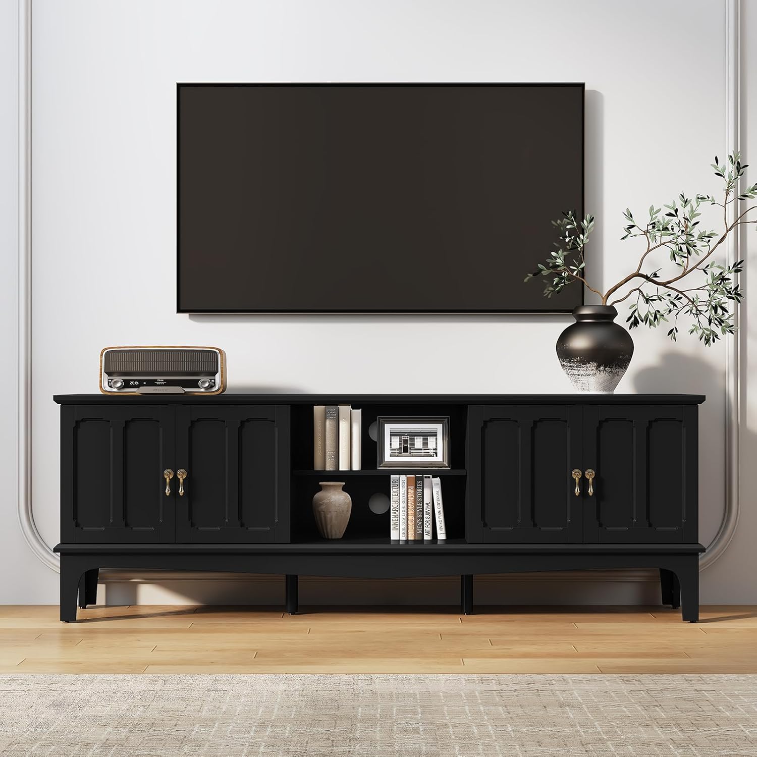 HLR® 67“ Mid-Century Modern TV Stand for TVs up to 70”