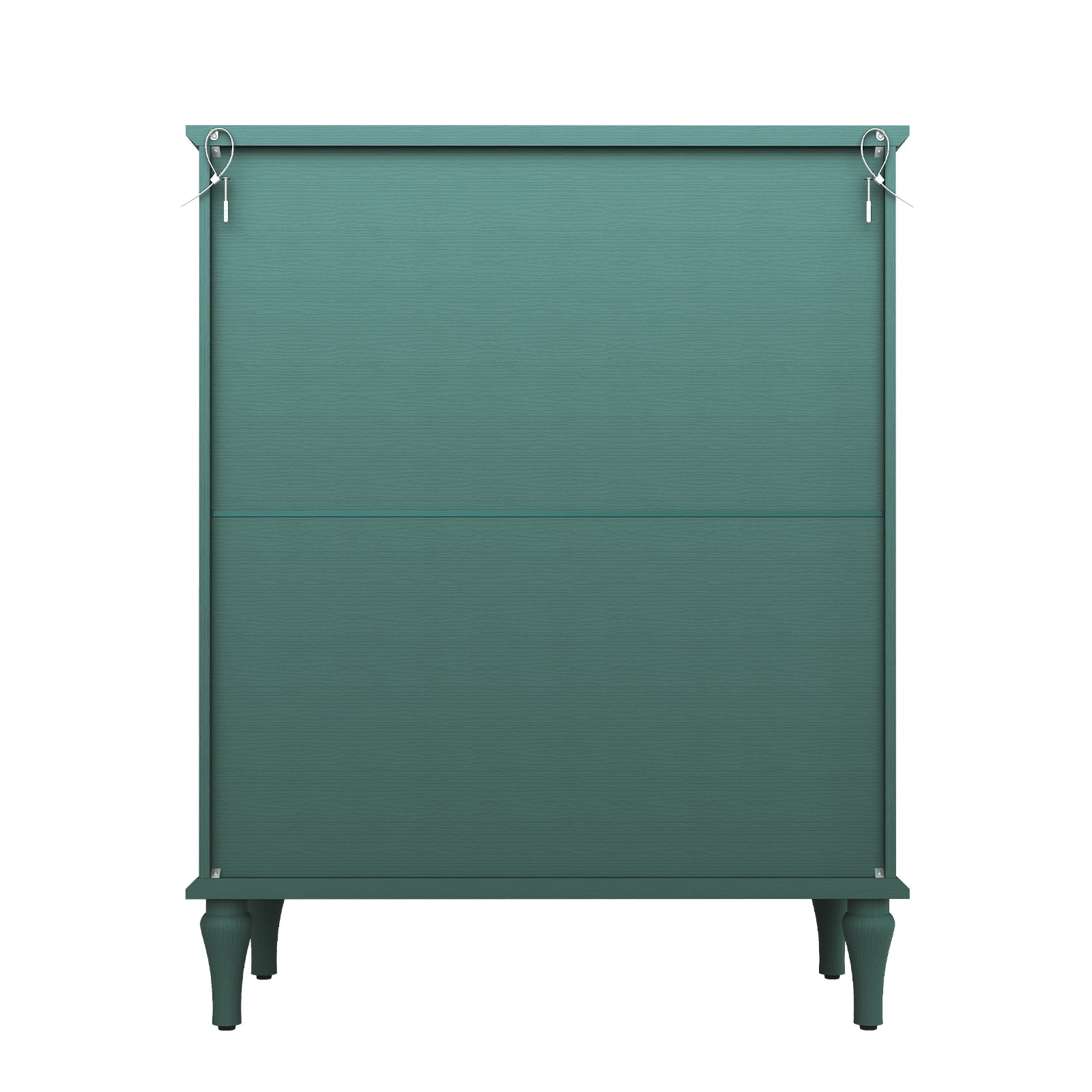HLR 40" Mid-century 5 Drawer Dresser for Bedroom, Small Dressers & Chest of Drawers,Green