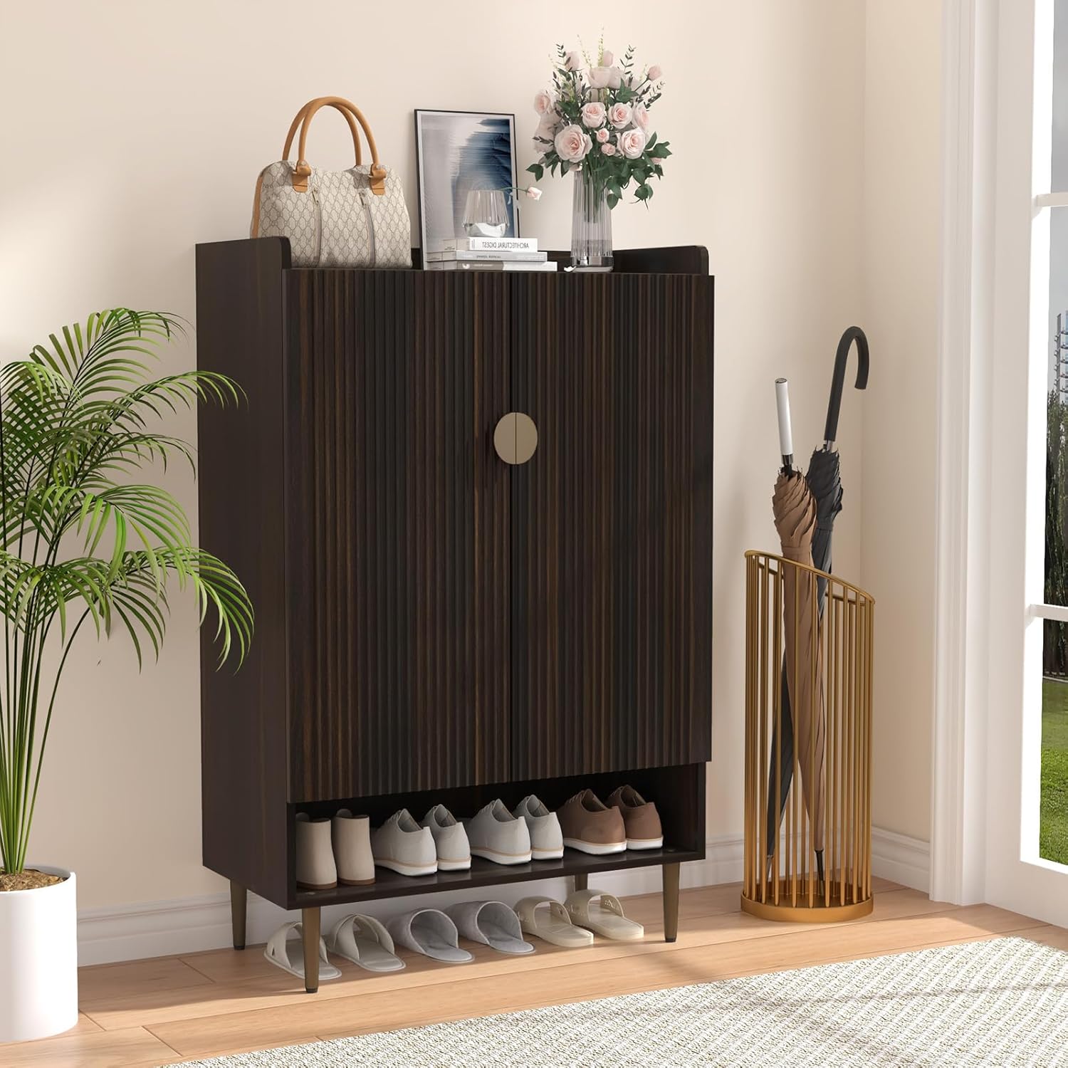 HLR® Modern Shoe Cabinet Storage for Entryway