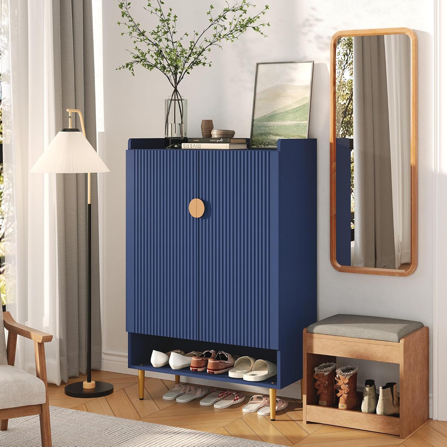 HLR® Modern Shoe Cabinet Storage for Entryway