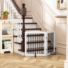 HLR® Stützfüße für Haustiergitter (Aktualisierte Version), Haustiergitter Metallstützfüße 2er Set 