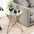 White Marble&Gold