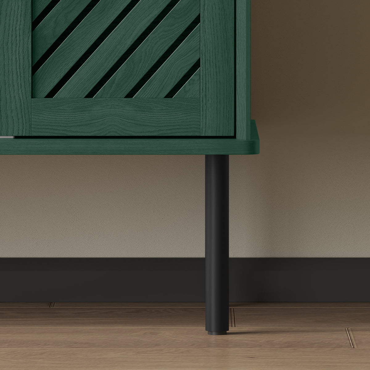 HLR Mid Century Modern 55" TV Stand for 65 Inch TV, Entertainment Center with Storage, Green