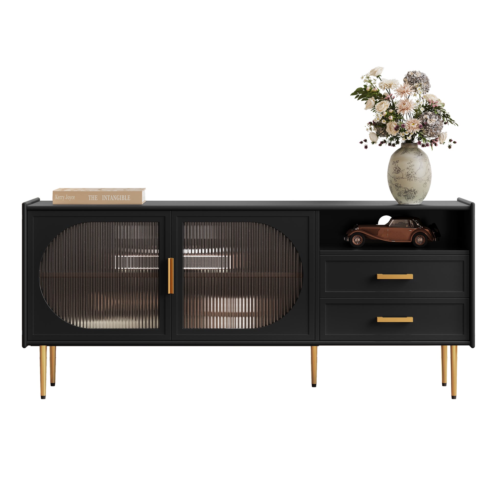 HLR® Modern 60” TV Stand for 55/60/65 inches TVs